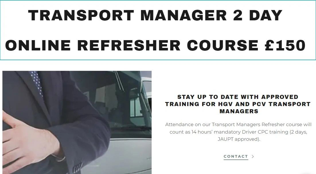 Transport Manager Refresher Training